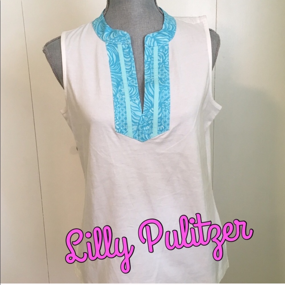 NWT Lilly Pulitzer White Terrace Top